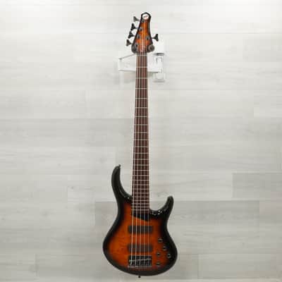 Used Mtd Kingston Z5 Bass Guitar Tobacco Sunburst 5-String image 6
