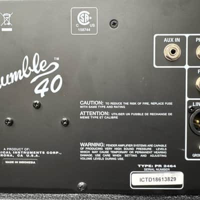 Fender Rumble 40 V3 Bass C. Amp image 9