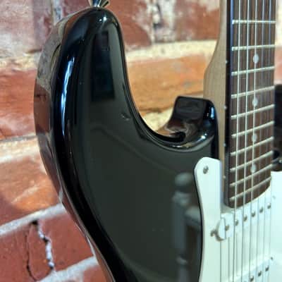 Squier By Fender 50th Anniversary Strat 1996 - Black image 3