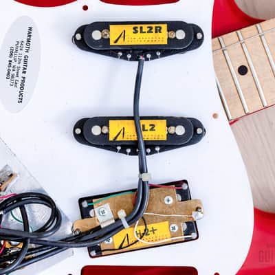 Superstrat SSH S-Style Electric Guitar w/ Fender-Licensed Warmoth Body, Kahler, Tom Anderson Pickups image 18
