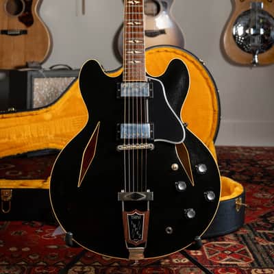 2022 Gibson Custom Shop '64 Trini Lopez Ultra Light Murphy Lab Ebony Finish w/OHSC image 1