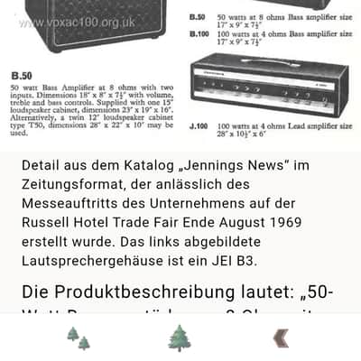 Jennings Bassanlage B50 B3 1968-1973 Bild 23