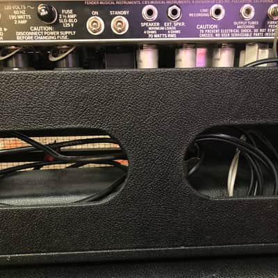 Fender Bandmaster Reverb 2 Channel 40 Watt Tube Head 1974 - Pre Owned *Pickup Only* image 10