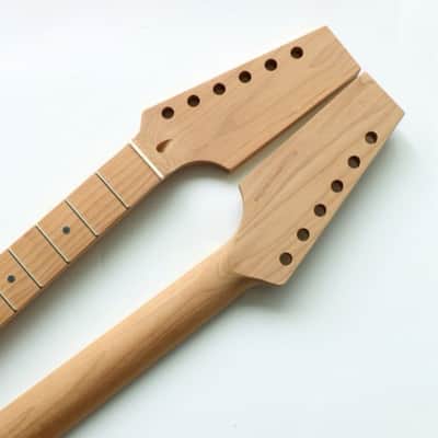 22 Fret/Tele/Roasted Maple Neck & Fret Board/Paddle Head Stock image 2
