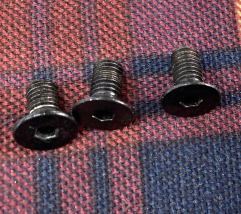 3 Genuine Original Schaller Floyd Rose Tremolo Block Mounting Screws, Germany image 1