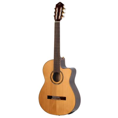 Ortega RCE159MN Performer Series Solid Cedar Top Mahogany Neck Cutaway Nylon 6-String Classical Acoustic-Electric Guitar w/Gig Bag image 6
