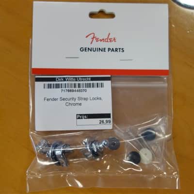 Fender Security Strap Locks Chrome set image 1