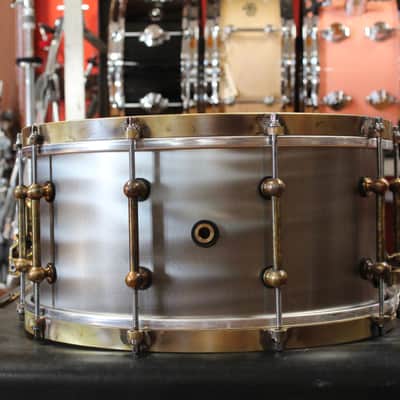 Ebenor Percussion 7x14 Heavy Feather Aluminum Snare Drum image 3
