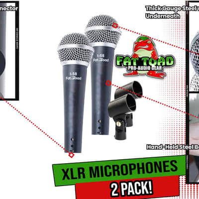 Cardioid Dynamic Vocal Microphones - Music Recording Studio Wired Instrument Mic image 12