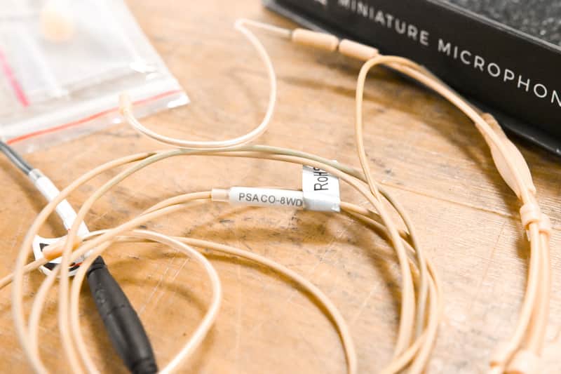 Point Source Audio CO-8WD-XSH-BE OMNI Waterproof Headset Mic for
