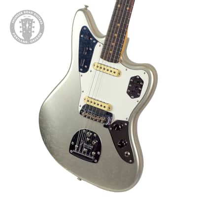 New Fender Custom Shop '63 Jaguar Deluxe Closet Classic Aged Inca Silver w/Matching Painted Headstock image 1