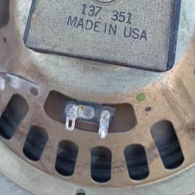 CTS 1962 Fender Princeton Tuxedo speaker- Tested and fully working! image 10