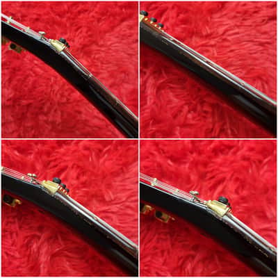 Rare Fernandes EX-85L Left Handed 1984 - Black - Explorer - Lightning Bolt Inlays - Set Neck - Made In Japan MIJ image 16
