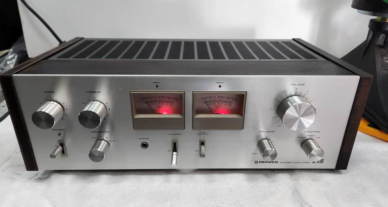 Pioneer Vintage SA-6700 - Brushed Aluminum & Wood-1974 -Japan | Reverb
