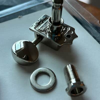 Tone Pros Kluson Vintage in-line Deluxe Locking 2010's - Nickel image 3