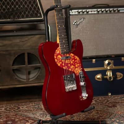 Fender Limited Edition Raphael Saadiq Telecaster - Dark Metallic Red with Hardshell Case - Used image 14