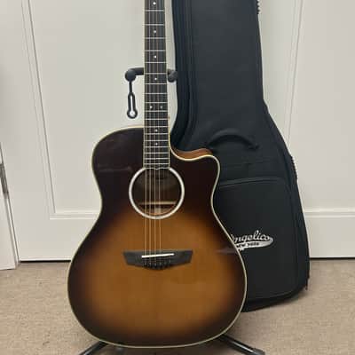 D'Angelico Excel Gramercy Grand Auditorium Acoustic Guitar with Electronics - Autumn Burst image 1