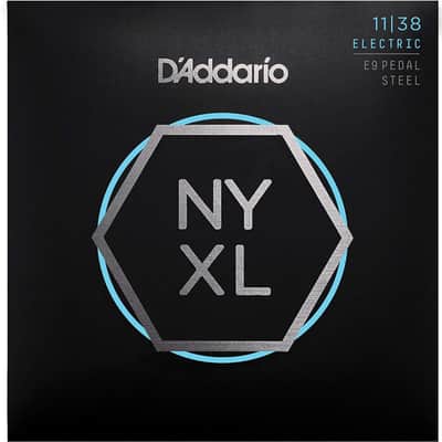 D'Addario NYXL1138PS Nickel Wound Pedal Steel Guitar Strings, Regular Light, 11-38 image 1