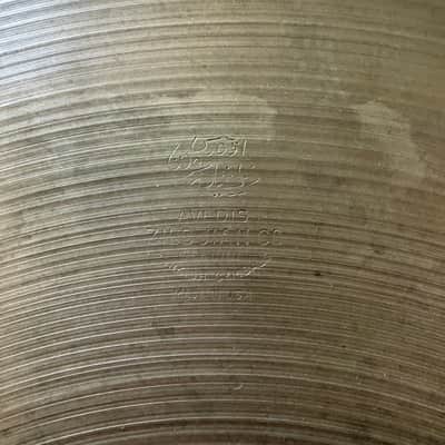 Vintage Zildjian 18" 1960's A Ride - 1918g (video demo) image 3