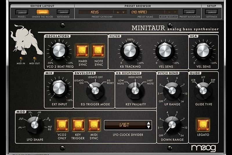 Moog Minitaur Editor/Librarian image 1
