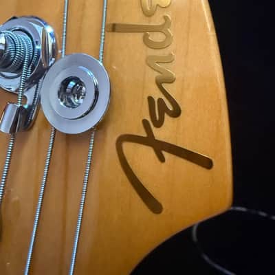 Fender American Ultra Jazz Bass with Maple Fretboard 2019 - Present - Texas Tea image 1