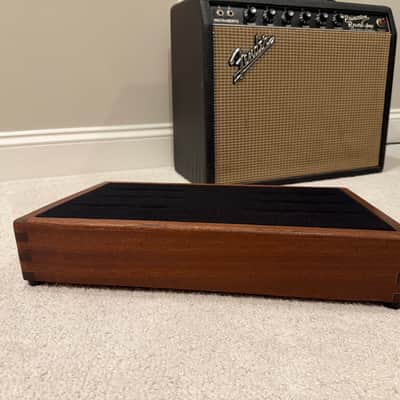 Sapele African Mahogany Custom Pedalboard West Coast Pedalboard Style image 9