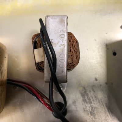 1963 Fender Tremolux Amp Head (Blonde 6G9-B) w/ 2X10 Cabinet Owned by Ian D'Sa of Billy Talent image 22