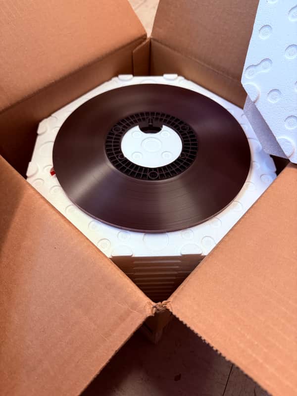 Quantegy 1/4"x2500' SINGLE Reel to Reel Pancake on plastic hubs Audio Mastering Tape 1-pack box AUD .25x2500 PC TP (NEW OLD STOCK) image 1