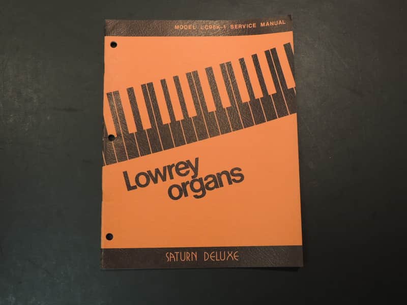 Lowrey Model LC98K-1 Service Manual