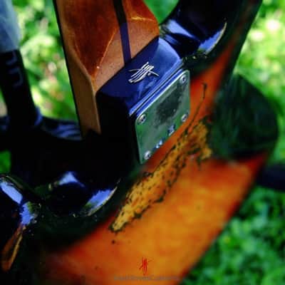 Fender Jazz Sunburst Bass Heavy Aged Relic by East Gloves Customs image 12