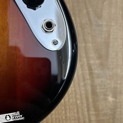 Fender American Performer Mustang Sunburst 2022 MIJ Bridge image 4