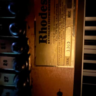 Fender Rhodes Piano Bass -Black image 6