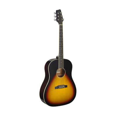 Stagg Left-Handed Dreadnought Guitar - Sunburst - SA35 DS-VS LH image 6