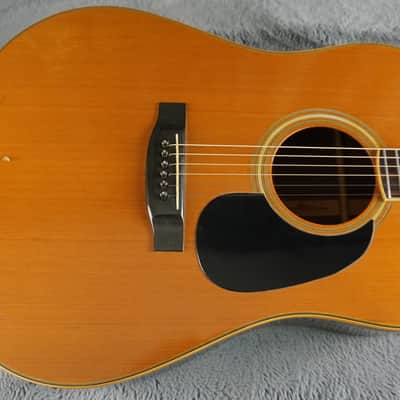 1970s Yamaki F-150 Dreadnought Acoustic Guitar MIJ w/ Hard Case image 6