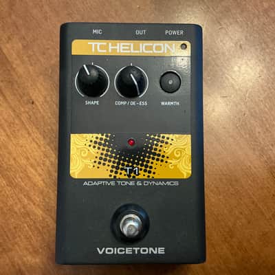 TC-HELICON VoiceTone T1 ギターエフェクター Amazon.com: TC Helicon VOICETONE T1 Single-Button Stompbox for