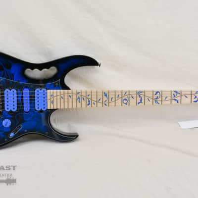 Ibanez Premium JEM77P Steve Vai Signature - Blue Floral Pattern image 4