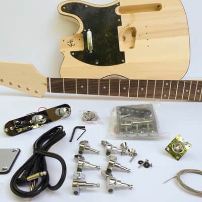 Do It Yourself DIY Electric Guitar Kit - Build Your Own Tele Telecaster Style image 1