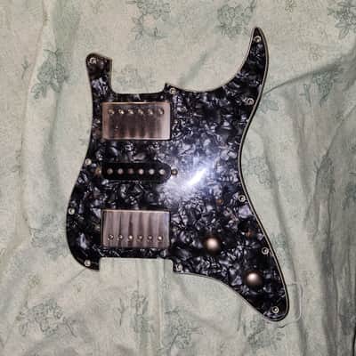PRS McCarty Archtop Humbuckers + DiMarzio DP402 11-Hole Strat 3-Ply Grey Pearloid Pickguard Loaded Assembly $359.99 image 1