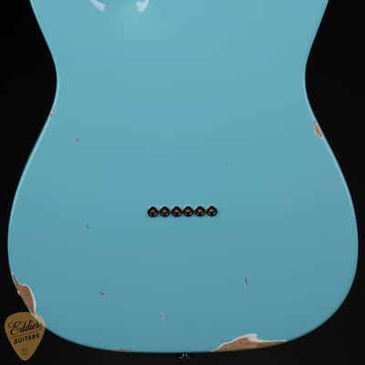 2024 - Suhr Eddie's Guitars Exclusive Roasted Classic T Antique - Daphne Blue image 4