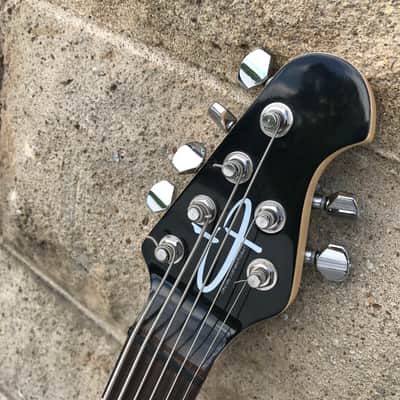 OLP MM5 (Music Man Silhouette Bass) Bass VI or Baritone Guitar Black image 2