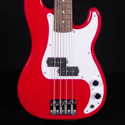 Squier Mini P-Bass, Laurel FB, Dakota Red image 1