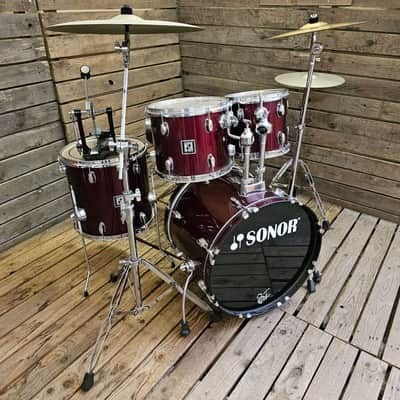 Sonor Force 503 Drum Kit, Red Complete USED! RKS5K040626 image 5