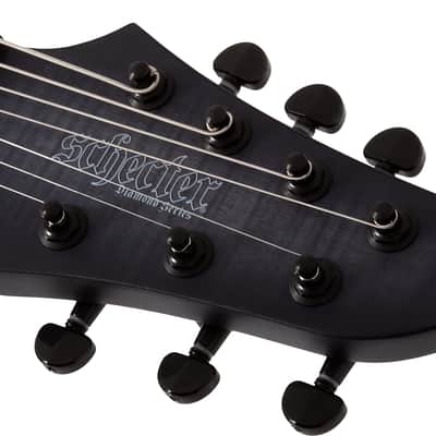 Schecter Keith Merrow KM7 MKIII Electric Guitar, 7-String, Tri-Black Burst image 4