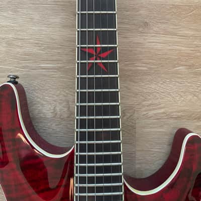 Schecter Diamond Series Red Exotic Star image 2