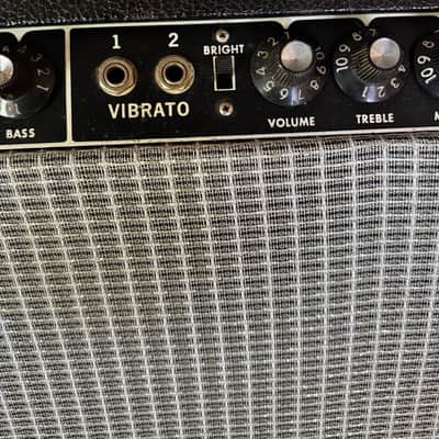 Vintage Fender Super Reverb  1965 - Black 2 Channel image 3