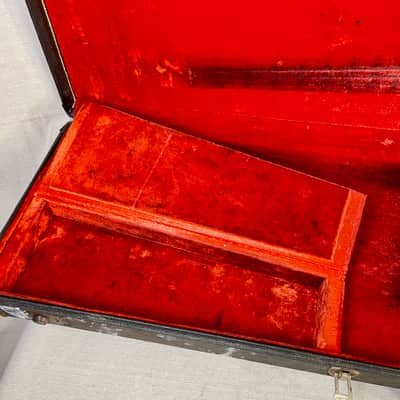 Fender Jazz Precision Telecaster Bass Hard Case 1967-1971 Black Orange image 19