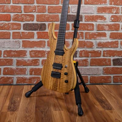 Carillion Guitars 7-String 10th Anniversary Polaris #3 of 10 Made Figured Myrtle Back&Top Satin Natural 2019 w/OHSC (Owned by Gary Holt) image 5