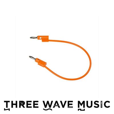 Buchla Banana Cable 10" Orange [Three Wave Music] image 1