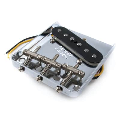 Fender 62 Telecaster Custom Bridge Assembly (with Pickup), Nickel image 1