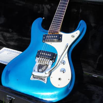 Mosrite USA V65 Mark I 1994 - blue metalic image 3